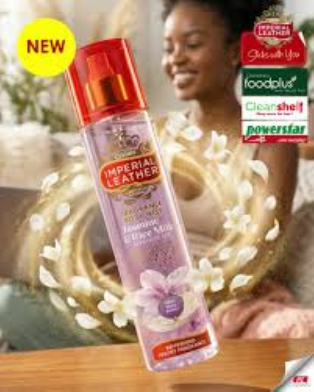 IMPERIAL LEATHER B/MIST JASMINE N RICE MILK 125ML